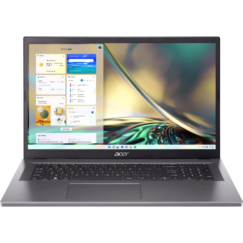 Ноутбук Acer Aspire 3 A317-55P-341F Core i3 N305 16Gb SSD512Gb Intel UHD Graphics 17.3" IPS FHD (1920x1080) noOS silver WiFi BT Cam (NX.KDKCD.001)