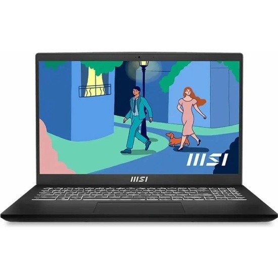 Ноутбук MSI Modern 14 C7M-238RU Ryzen 5 7530U 8Gb SSD512Gb AMD Radeon 14" IPS FHD (1920x1080) Windows 11 Home black WiFi BT Cam (9S7-14JK12-238)