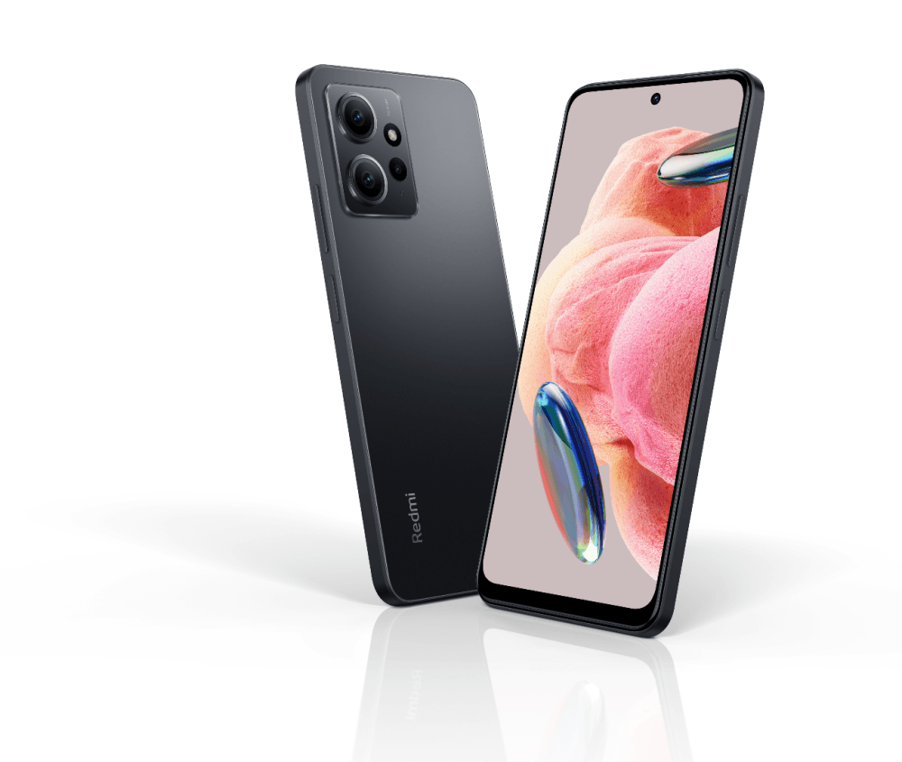 Redmi Note 12 Onyx Gray(23021RAA2Y), 16,9 cm (6.67") 1080 x 2400, 2.2GHz+1.8GHz, 8 Core, 6 GB, 128 GB, 50 МП + 8 МП + 2 МП/13Mpix, 2 Sim, 2G, 3G, LTE, BT v5.0, WiFi 802.11 a/b/g/n/ac, NFC, GPS / A-GPS, ГЛОНАСС, Galileo, Beidou, Type-C, 5000 mAh, Android 1