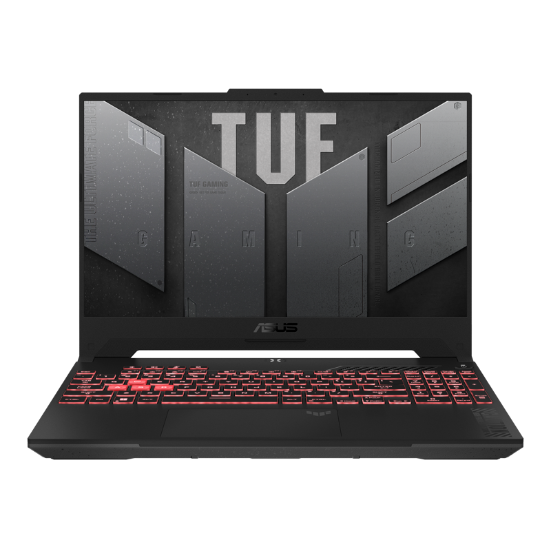 Ноутбук/ ASUS TUF A17 FA707NVR-HX026 17.3"(1920x1080 (матовый, 144Hz) IPS)/AMD Ryzen 7  7435HS(3.1Ghz)/16384Mb/1024PCISSDGb/noDVD/Ext:nVidia GeForce RTX4060(8192Mb)/Cam/BT/WiFi/90WHr/war 1y/2.6kg/Mecha Gray/DOS