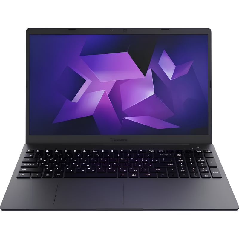 Ноутбук/ Ноутбук KVADRA NAU LE15T 15.6"(1920x1080 IPS)/Intel Core i5 1235U(1.3Ghz)/16384Mb/512SSDGb/noDVD/Int:Intel Iris Xe Graphics/Cam/BT/WiFi/55WHr/war 1y/1.75kg/графит/noOS + FRP