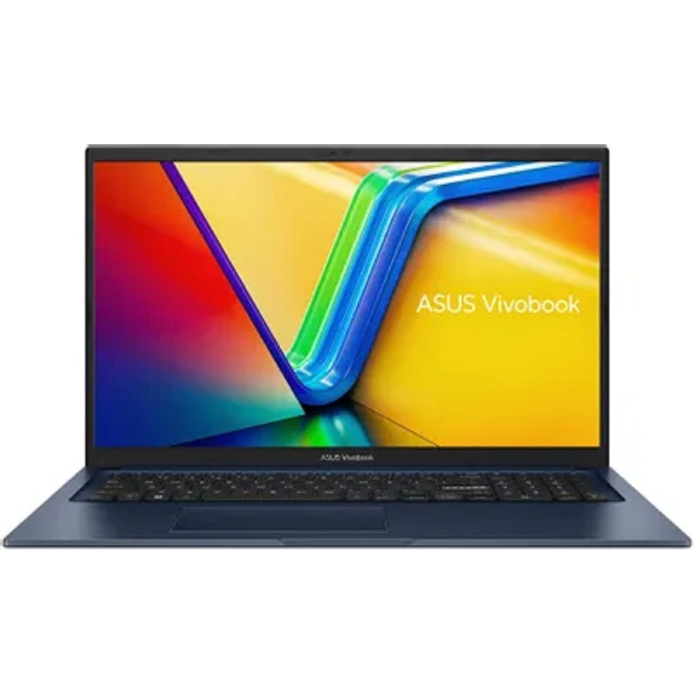Ноутбук Asus Vivobook 17 X1704VA-AU473 Core i7 1355U 16Gb SSD512Gb Intel Iris Xe graphics 17.3" IPS FHD (1920x1080) без ОС blue WiFi BT Cam (90NB10V2-M00FT0)