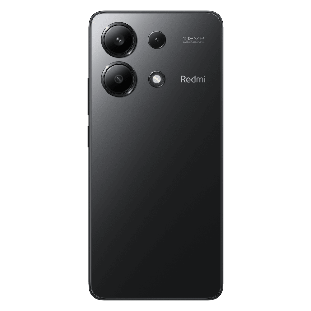 Redmi Note 13 Midnight Black (23124RA7EO), 16,9 cm (6.67") 20:9 2400 x 1080, 4 x 2.8 ГГц + 4 x 1.9 ГГц, 8 Core, 8 GB, 128 GB, 108 МП+ 8 МП + 2 МП/16Mpix, 2 Sim, BL v5.1, Wi-Fi, NFC, GPS / A-GPS, ГЛОНАСС, Galileo, Beidou, Type C (USB OTG), 5000 mAh, 188g,