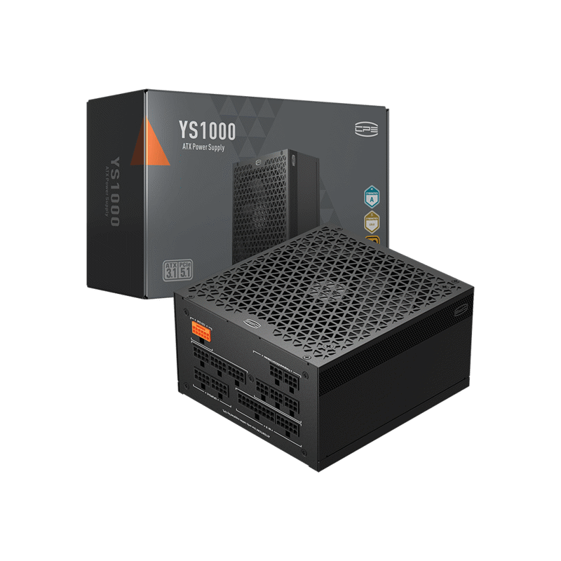 Блок питания ПК/ PCCooler, 1000W 80+ Gold (ATX, 3.1, , Full modular, 1x24(20+4)pin 610mm, 2xCPU 8(4+4)pin 700mm,  2xPCIe*2 8(6+2)pin 750mm, 1x12V(2x6) 12+4pin 500mm, 2xSATA*3+MOLEX4pin*1 450+120+120+150mm , Active, 135x135mm, 160x150x86mm, APFC, OVP,UVP,O
