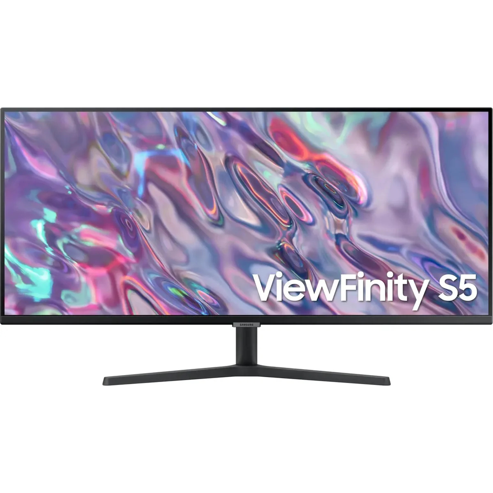 Монитор 34" SAMSUNG S34C500GAI ViewFinity S5 Black (VA, 3440x1440, HDMI+HDMI+DP, 5 ms, 178°/178°, 300 cd/m, 3000:1, 100Hz)