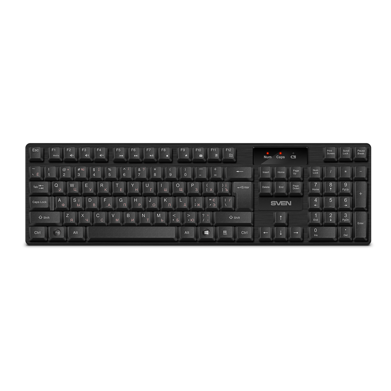 Беспроводная клавиатура SVEN KB-C2300W (2,4 GHz, 104кл.)