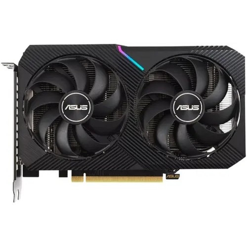 Видеокарта ASUS GeForce RTX 3050 Dual V2 OC Edition 8GB GDDR6 128bit DP/DVI/HDMI  (DUAL-RTX3050-O8G-V2)