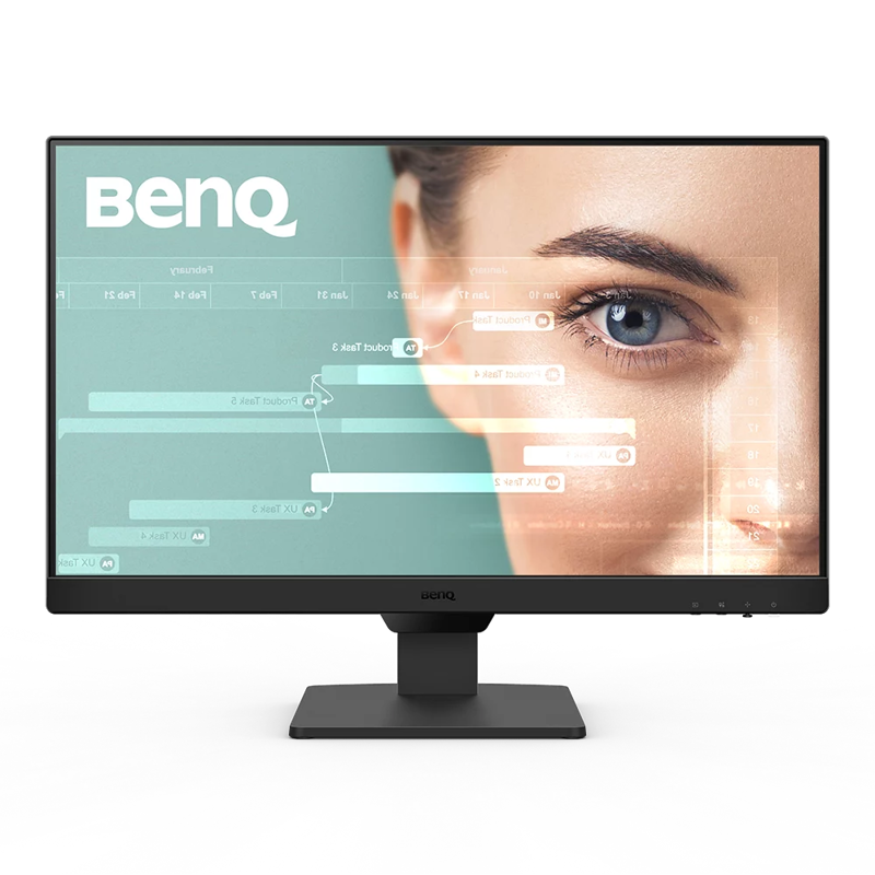 Мониторы/ Benq GW2490E 23.8'', 1920x1080, IPS,  100Hz, 20M:1, 250cd, 5ms, 2*HDMI, DP, Speakers, Flicker-free;Low Blue Light, 3Y, Black