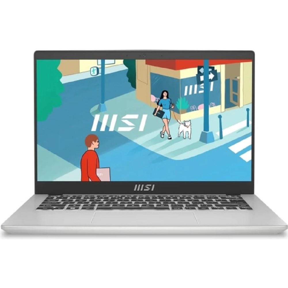 Ноутбук MSI Modern 15 F13MG-201XRU Core i5 1335U 16Gb SSD512Gb Intel Iris Xe graphics 15.6" IPS FHD (1920x1080) FreeDOS silver WiFi BT Cam (9S7-15S122-201)