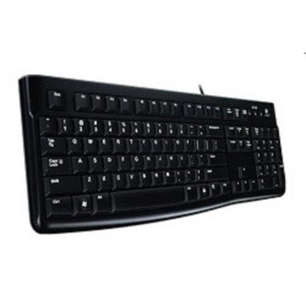 920-002506 Logitech Клавиатура K120 Black USB EER оригинальная заводская гравировка RU/LAT