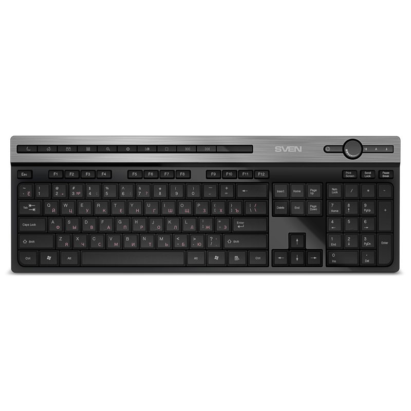 Беспроводная клавиатура SVEN KB-E5500W (2,4 GHz, 115кл.)
