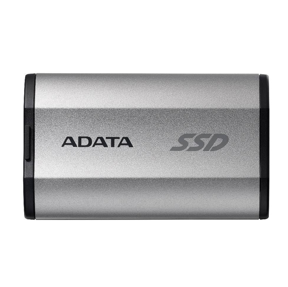 Твердотельный диск 2TB A-DATA SD810, External, USB 3.2 Type-C, [R/W -2000/2000 MB/s] серый