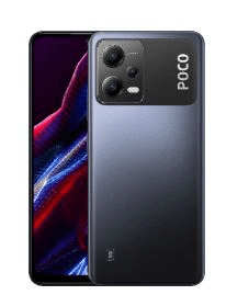 POCO X5 5G Black (22111317PG), 16,9 cm (6.67") 20:9 2400 x 1080, 2x2.2 ГГц Cortex-A76 6x1.7 ГГц Cortex-A55, 8 Core, 8 GB, 256 GB, 48 МП+8 МП+2 МП/13Mpix, 2 Sim, 2G, 3G, LTE, BL v5.1, WiFi 802.11 a/b/g/n/ac, NFC, A-GPS, GALILEO, BEIDOU, GLONASS, GPS, Type-