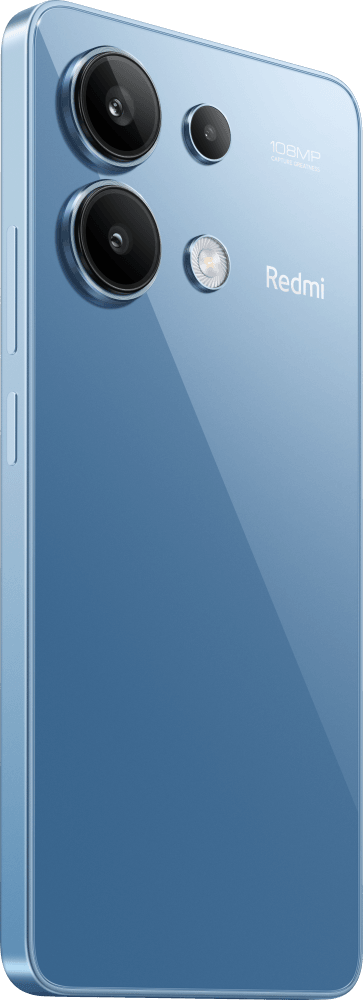 Redmi Note 13 Ice Blue (23124RA7EO), 16,9 cm (6.67") 20:9 2400 x 1080, 4 x 2.8 ГГц + 4 x 1.9 ГГц, 8 Core, 8 GB, 128 GB, 108 МП+ 8 МП + 2 МП/16Mpix, 2 Sim, BL v5.1, Wi-Fi, NFC, GPS / A-GPS, ГЛОНАСС, Galileo, Beidou, Type C (USB OTG), 5000 mAh, 182g, 162,2