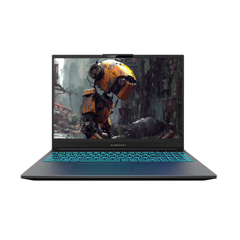 Ноутбук/ Maibenben X16A-R77445 16"(1920x1080 (матовый) IPS)/AMD Ryzen 7 7435H(3.1Ghz)/16384Mb/512PCISSDGb/Ext:nVidia GeForce RTX4050(6144Mb)/Cam/BT/WiFi/62WHr/war 1y/2.2kg/Grey/Win11Home + Screen 120Hz, 300nits, sRGB 100%, 16:10