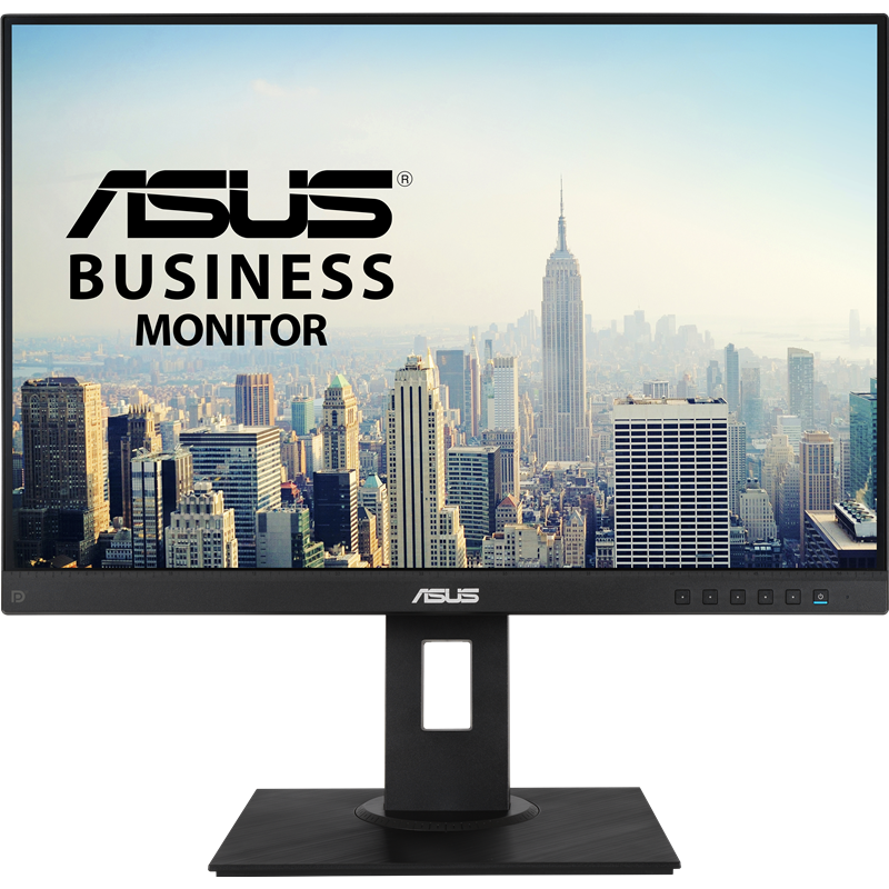 Монитор LCD 24.1" BE24WQLB/ ASUS BE24WQLB, 24.1" (16:10) Monitor, 1920x1200, IPS, 300cd/m2, HDMI, DP, D-Sub, USB3.0, 5ms, 178°(H)/178°(V), speakers 2Wx2, Flicker free, HAS, Low Blue Light, TUV certified, Framless design, black