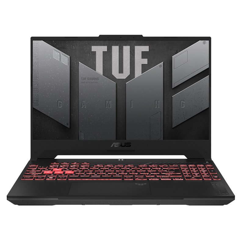 Ноутбук/ ASUS TUF F15 FX507VI-HQ111 15.6"(2560x1440 (матовый, 165Hz) IPS)/Intel Core i7 13620H(2.4Ghz)/16384Mb/1024PCISSDGb/noDVD/Ext:nVidia GeForce RTX4070(8192Mb)/Cam/BT/WiFi/90WHr/war 1y/2.2kg/Mecha Gray/DOS