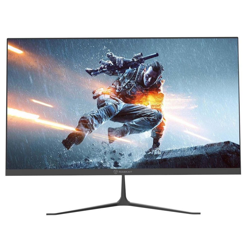 Монитор Raskat I24F10DA 24" (IPS, 1920*1080, VGA+HDMI, 5ms, 178°/178°, 1000:1, 100Hz, Black)