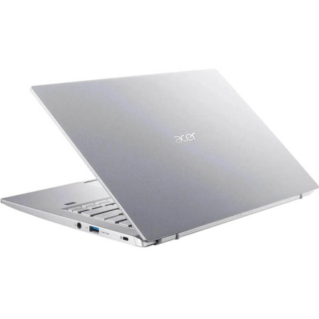 Ноутбук/ ACER Swift 3 SF314-43-R16V 14"(1920x1080 IPS)/AMD Ryzen 5 5500U(2.1Ghz)/8192Mb/512PCISSDGb/noDVD/Int:UMA/BT/WiFi/50WHr/war 1y/1.2kg/Silver/NoOS