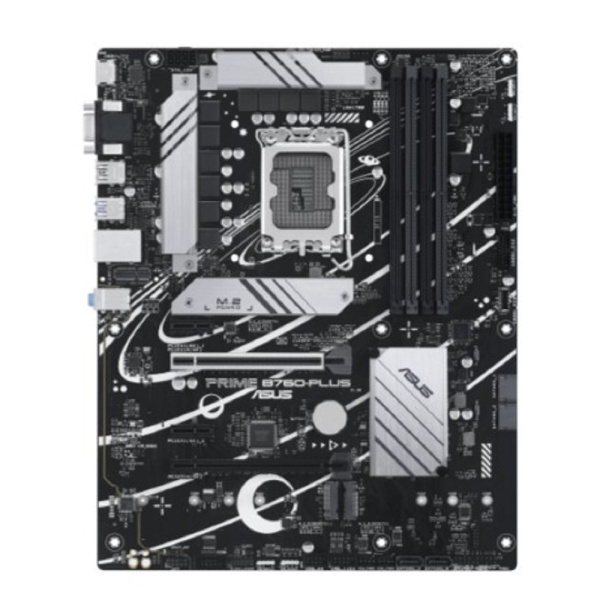 ASUS PRIME B760-PLUS (Socket 1700, mATX,  4xDDR5(192GB), DP/HDMI, 2xPCIe 4.0x16/1xPCIe 4.0, 1xLAN (2.5GbE), 4xSATA 6Gb/s, 2xM.2, 2xUSB 3.2, 4xUSB 2.0, 1xPS/2)