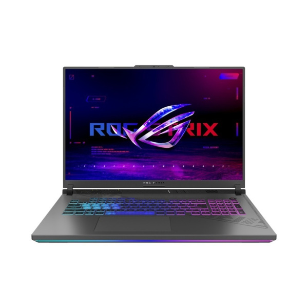 Ноутбук/ ASUS ROG Strix G18 G814JV-N6168 18"(2560x1600 WVA (матовый, 240Hz, 3ms) )/Intel Core i7 13650HX(2.6Ghz)/16384Mb/1024PCISSDGb/noDVD/Ext:nVidia GeForce RTX4060(8192Mb)/Cam/BT/WiFi/90WHr/war 1y/3kg/Eclipse Gray/DOS