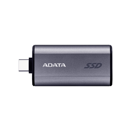 Твердотельный диск 500GB A-DATA SC750, External, USB 3.2 Gen 2 Type-C, [R/W -1050/1000 MB/s] серый