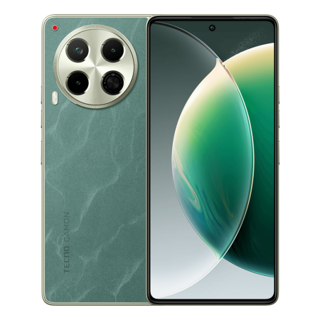 CL7 CAMON 30 5G 8+256 Lake Green, 6.78" Asahi Glass, 20:9, 2436 x 1080 Mpix, 2.2GHz x2 + 2.0GHz x6 , 8 Core, 8GB RAM, 256GB, up to 1TB flash, 50Мп+AI+2Мп/50Мп, 2Sim, LTE, 4G, 5G, BT v5.3, WiFi, GPS/AGPS, Type-C, 5000mAh, Android 14, 195g, 165,37 ммx75,93
