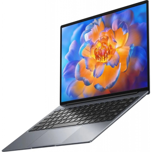 Ноутбук/ CHUWI CoreBook X 14"(2160x1440 IPS)/Intel Core i5 12450H(2Ghz)/16384Mb/512SSDGb/noDVD/Int:Intel UHD Graphics/Cam/BT/WiFi/46WHr/war 1y/1.4kg/Iron Grey/Win11Home + подсв.клав, мет.корп, мышь