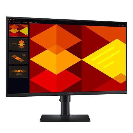 Монитор 27" SAMSUNG S27D400GAI Black (IPS, 1920x1080, HDMI+HDMI+DP, USB Hub, 5 ms, 178°/178°, 250 cd/m, 1000:1, 100Hz, Pivot)