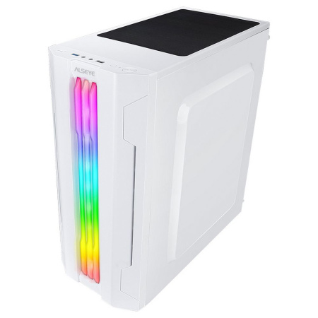 Корпус ALSEYE Auro 3.0-W Mini-ITX/Micro ATX/ATX, USB2.0*2+HD Audio+USB3.0*1, «H.D.D.(3.5»)*2pcs+S.S.D(2.5»)*2pcs, 354*185*413mm»