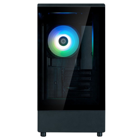 Корпус Zalman P10 Black mATX Mini Tower PC Case, ZM-AF120 ARGBx1
