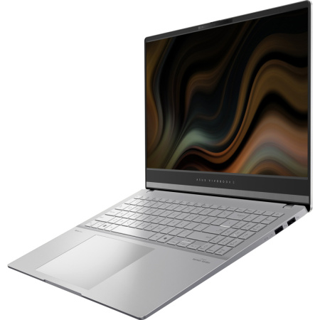 Ноутбук Asus VivoBook S15 OLED M5506NA-MA013 Ryzen 5 7535HS 16Gb SSD1Tb AMD Radeon 15.6" OLED 3K (2880x1620) без ОС silver WiFi BT Cam (90NB14D3-M004S0)