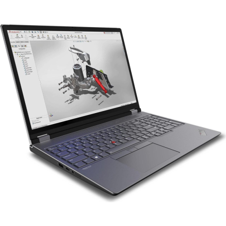 Ноутбук/ Lenovo ThinkPad P16 G2 16" WQUXGA (3840 x 2400) IPS 100%DCI-P3 800 nits, Intel i7-14700HX,  32GB DDR5, 1TB SSD, NVIDIA RTX™ 2000 Ada 8GB, Intel® Wi-Fi 6E, 1080P FHD RGB Cam, 94Wh,  Backlit Keys, Win 11 Pro,  ( EN_kbd , 3pin cable)