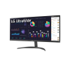 Монитор 29'' LG 29WQ500-B/ LG UltraWide 29WQ500-B 29" IPS monitor, 2560x1080, 250 cd/m2, 21:9, 1000:1, 5мс (GtG), HDMI, DP, Headphone Out, 100Hz, 178/178, внешний БП, AMD FreeSync, HDR 10, VESA (100x100 мм), Tilt, sRGB 99%, AMD FreeSync, black