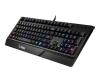 Gaming Keyboard MSI VIGOR GK20, Wired, membrane Keyboard with ergonomic keycaps and wrist rest.  12 Key Anti-ghosting Capability. Water Resistant (spill-proof), Static multi-col (царапины,потертости)