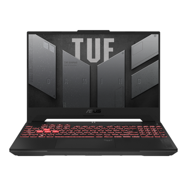 Ноутбук/ ASUS TUF A17 FA707NVR-HX026 17.3"(1920x1080 (матовый, 144Hz) IPS)/AMD Ryzen 7  7435HS(3.1Ghz)/16384Mb/1024PCISSDGb/noDVD/Ext:nVidia GeForce RTX4060(8192Mb)/Cam/BT/WiFi/90WHr/war 1y/2.6kg/Mecha Gray/DOS