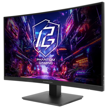 Монитор 27" ASRock Phantom Gaming PG27QRT1B Black (VA, 2560x1440, 2xHDMI+DP, 1 ms, 178°/178°, 300 cd/m, 180Hz, HDR400)