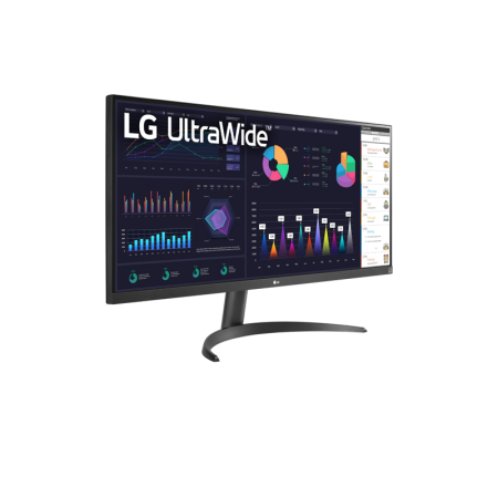 Монитор 29'' LG 29WQ500-B/ LG UltraWide 29WQ500-B 29" IPS monitor, 2560x1080, 250 cd/m2, 21:9, 1000:1, 5мс (GtG), HDMI, DP, Headphone Out, 100Hz, 178/178, внешний БП, AMD FreeSync, HDR 10, VESA (100x100 мм), Tilt, sRGB 99%, AMD FreeSync, black