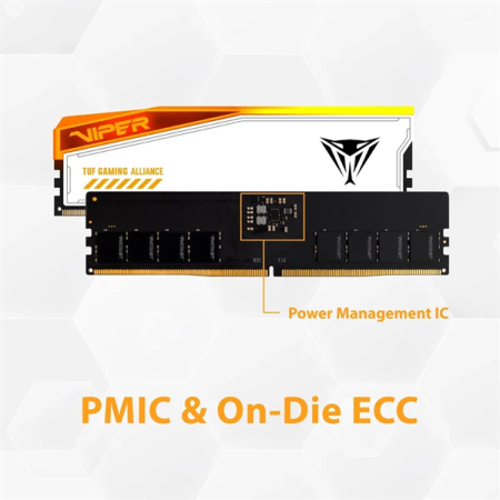 Patriot Viper ELITE 5 RGB DDR5 DIMM 32GB 6000MHz KIT TUF GAMING 2*16GB CL36 36-36-36-76 1.35V