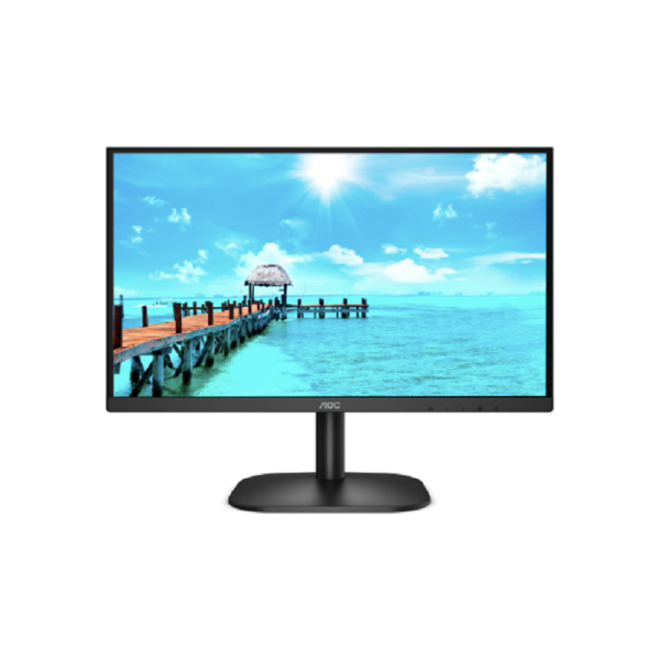 AOC 24B2XH/EU 23,8'', 1920x1080, IPS, 75Hz, 20M:1, 250cd, 4ms, VGA, HDMI 1.4, Flicker Free, Low Blue Light, VESA, 1Y, Black