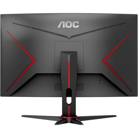 Монитор 27" AOC CQ27G2SE Black-Red  (VA, изогнутый, 2560x1440, 165Hz, 1 ms, 178°/178°, 250 cd/m, 80M:1, +2xHDMI 2.0, +DisplayPort 1.4)