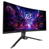 Монитор 34" ASRock Phantom Gaming PG34QRT2B Black (VA, 3440x1440, 2xHDMI+2xDP, 1 ms, 178°/178°, 500 cd/m, 3000:1, 180Hz, HDR400, MM, Curved 1500R, Height adjustment)