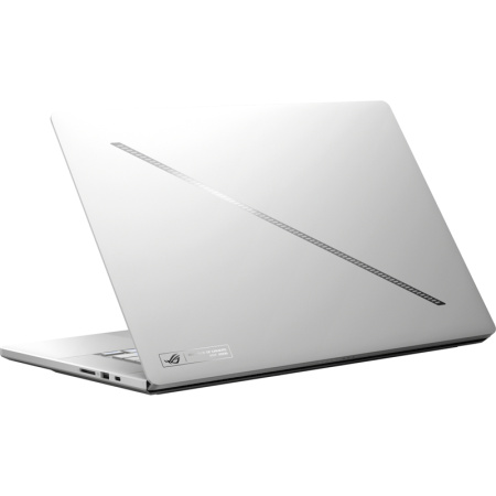 Ноутбук/ ASUS ROG Zephyrus G16 GA605WV-QR118 16"(2560x1600 OLED 240Hz)/AMD Ryzen AI 9 HX 370(2Ghz)/16384Mb/1024PCISSDGb/noDVD/Ext:nVidia GeForce RTX4060(8192Mb)/Cam/BT/WiFi/90WHr/war 1y/1.85kg/Platinum White/DOS + чехол