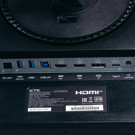 Монитор KTC 27" M27T20 Black HVA, 2560x1440, HDMI+HDMI+DP+Type C 90W, USB 3.0 (1 in/2 out), 1 ms, 178°/178°, 350 cd/m, 4000:1, 165Hz, FreeSync/G-Sync, Pivot, HDR1000, MM