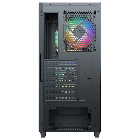 Корпус ACD Citadel 106 ATX, Black, USB3.0*1, USB*2+HD audio ,1*12cm ARGB rear+2*14cm ARGB front ,TG