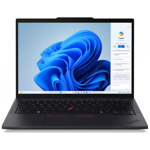 Ноутбук/ Lenovo ThinkPad T14 G5 14.0" WUXGA AG 400nits, U7-155U,16GB DDR5,512GB SSD M.2 2280 NVMe G4,Integrated ,5M RGB Cam,Intel AX211 2x2AX 6E+BT,Quectel EM061K-GL 4G CAT6 (заблокирован в России), 4 Cell 52.5Whr, BKLT KB RUS, NO_OS, 1 Year