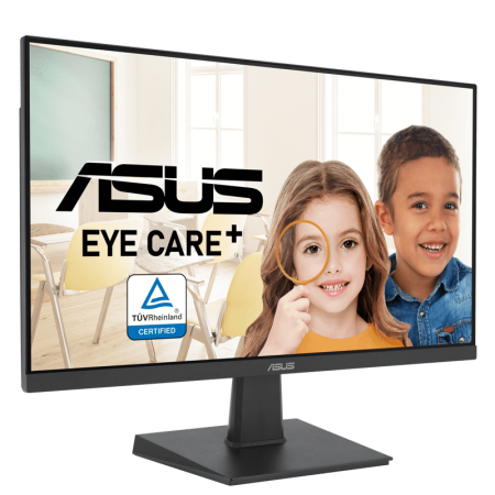 Монитор LCD 23.8" VA24EHF/ ASUS VA24EHF 23.8" WLED IPS monitor, 16:9, 1920x1080, 1ms MPRT, 250 cd/m2, HDMIx1, 100Hz, Flicker free, VESA 100x100 mm, HDMI cable, T, Frameless, black