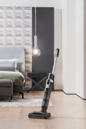 Пылесос вертикальный с функцией влажной уборки Jimmy Cordless Vacuum&Washer HW9 Pro Black+Silver с адаптером модели ZD24W342060EU
