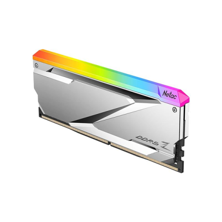Netac Z RGB 32GB (2x16GB) DDR5-7600 (PC5-60800) C36 36-46-46-122 1.4V XMP Dual DIMM Kit Silver