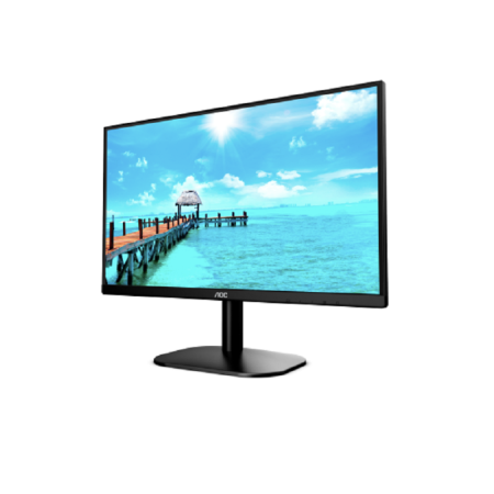 AOC 24B2XH/EU 23,8'', 1920x1080, IPS, 75Hz, 20M:1, 250cd, 4ms, VGA, HDMI 1.4, Flicker Free, Low Blue Light, VESA, 1Y, Black